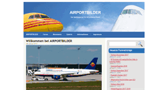 Desktop Screenshot of airportbilder.com